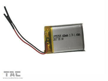 Батарея ЛП552535 3.7В 400мАх полимера ГСП552535 перезаряжаемые Ли для ИоТ