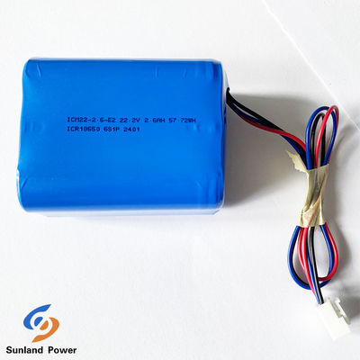 Спикер литиевая батарея ICR18650 6S1P 22.2V 2.6AH перезаряжаемая литий-ионная батарея